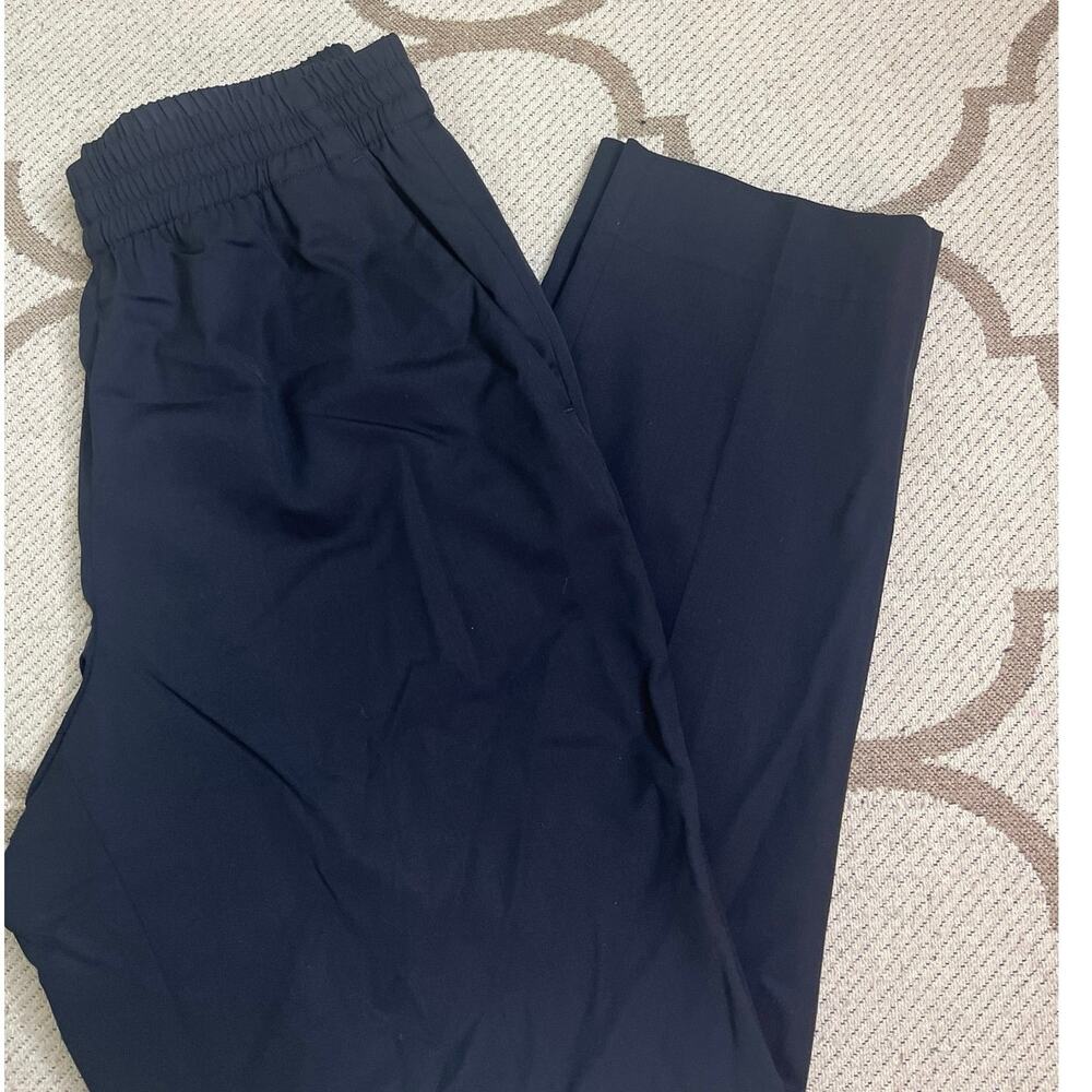 Everlane GoWeave Easy Pant Black 100% Wool Tapered Pull-On Pants Size 4